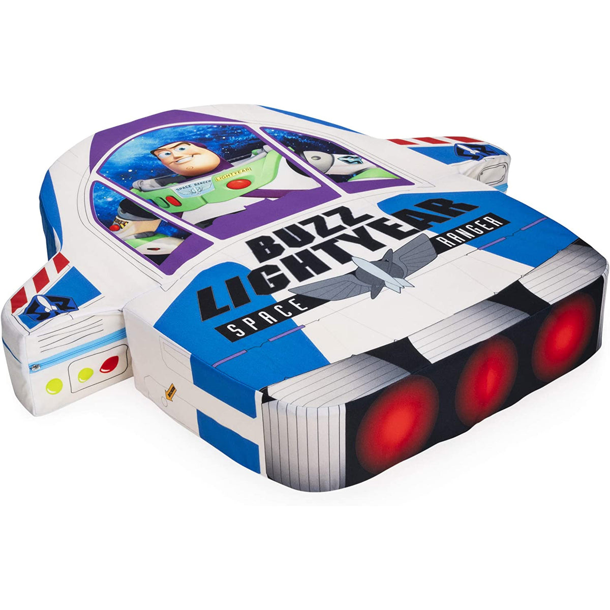 Marshmallow Furniture Children's 5-in-1 Cushion Chair, Toy Story Buzz Lightyear