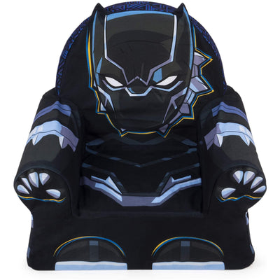 Marshmallow Furniture Children's Foam Cushion Chair Lounger Black Panther (Used)