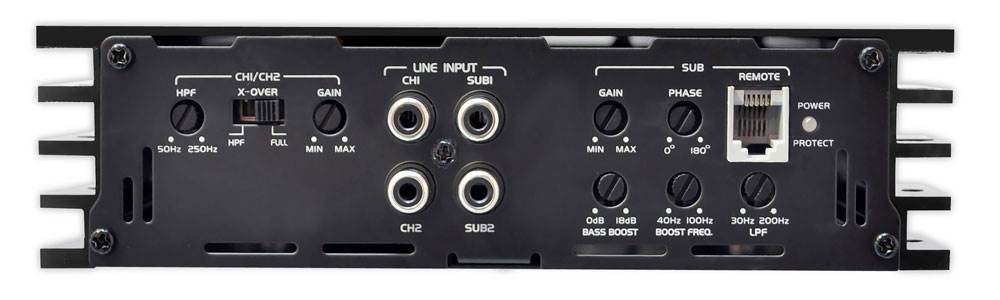 NEW Pyle BLADE 4400W 3 Channel Compact Class-D Full Range Hybrid Car Amplifier