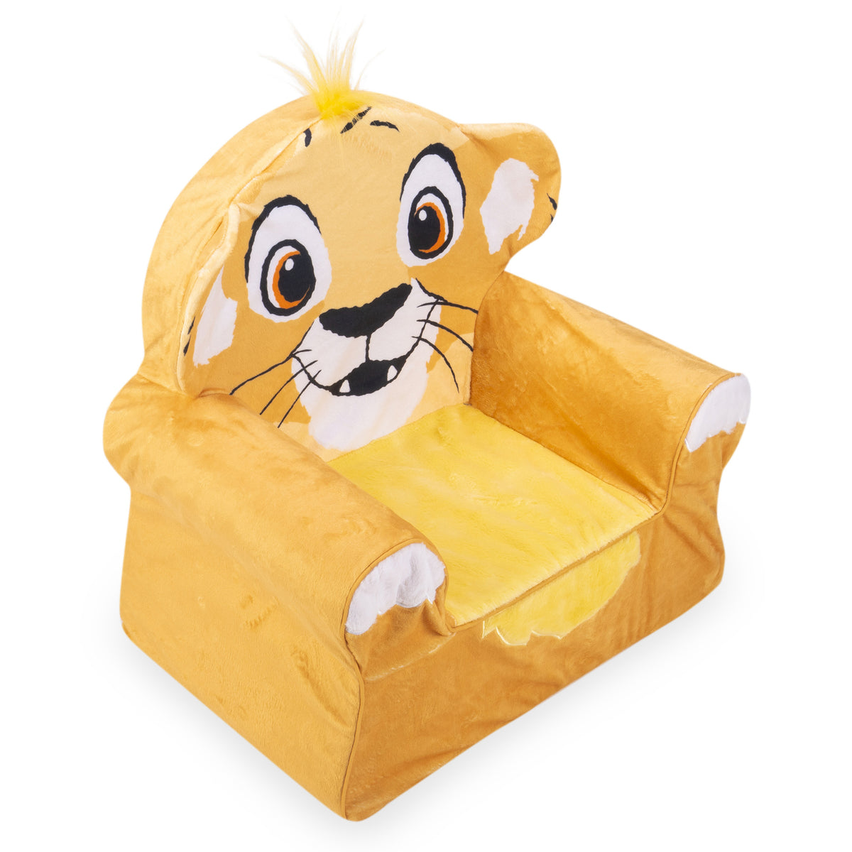 Marshmallow Furniture Comfy Foam Toddler Couch & Chair Package, The Lion King