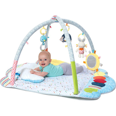 GUND Baby Tinkle Crinkle and Friends Arch Activity Gym Sensory Plush Playmat - VMInnovations
