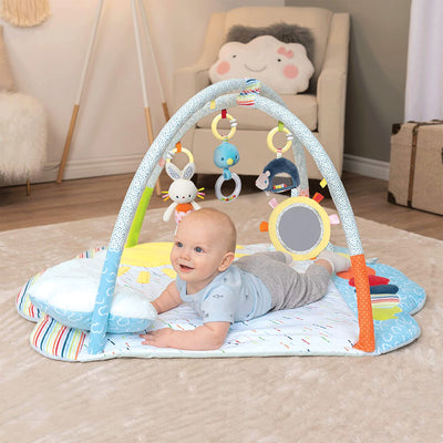 GUND Baby Tinkle Crinkle and Friends Arch Activity Gym Sensory Plush Playmat - VMInnovations
