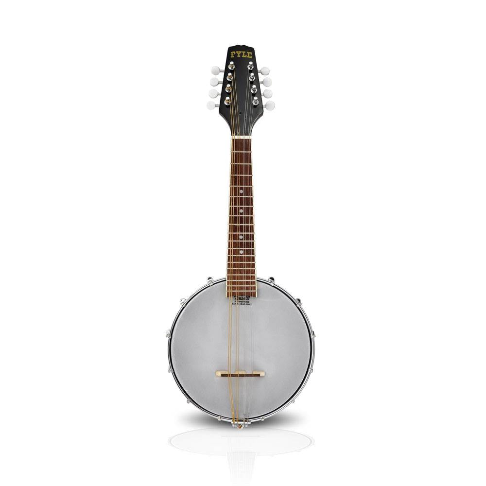 Pyle Pro PBJ20 8 String 23 Inch Acoustic Mandolin Banjo Hybrid Music Instrument