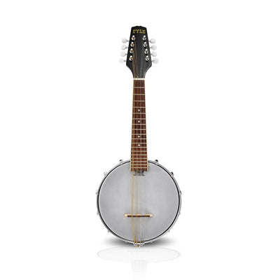 Pyle Pro PBJ20 8 String 23 Inch Acoustic Mandolin Banjo Hybrid Music Instrument