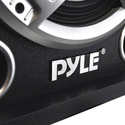 NEW Pyle PSUFM835A 800 Watt 2 Way 8" FM USB AUX Dual Disco Speaker System Pair