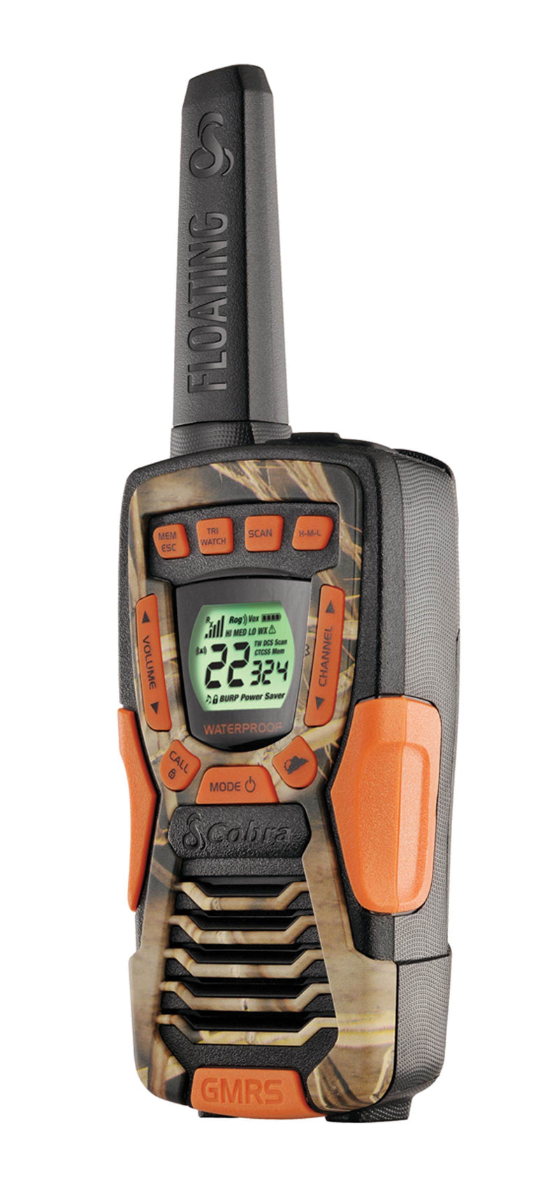 Cobra Floating 37-Mile RealTree Camo FRS/GMRS Walkie Talkies Radios | CXT1035FLT - VMInnovations
