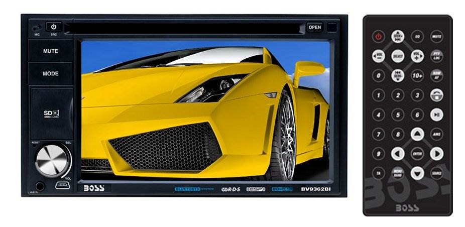 BOSS BV9362BI 6.2" Bluetooth Touchscreen DVD/CD Car Player + 4) 6.5" Speakers