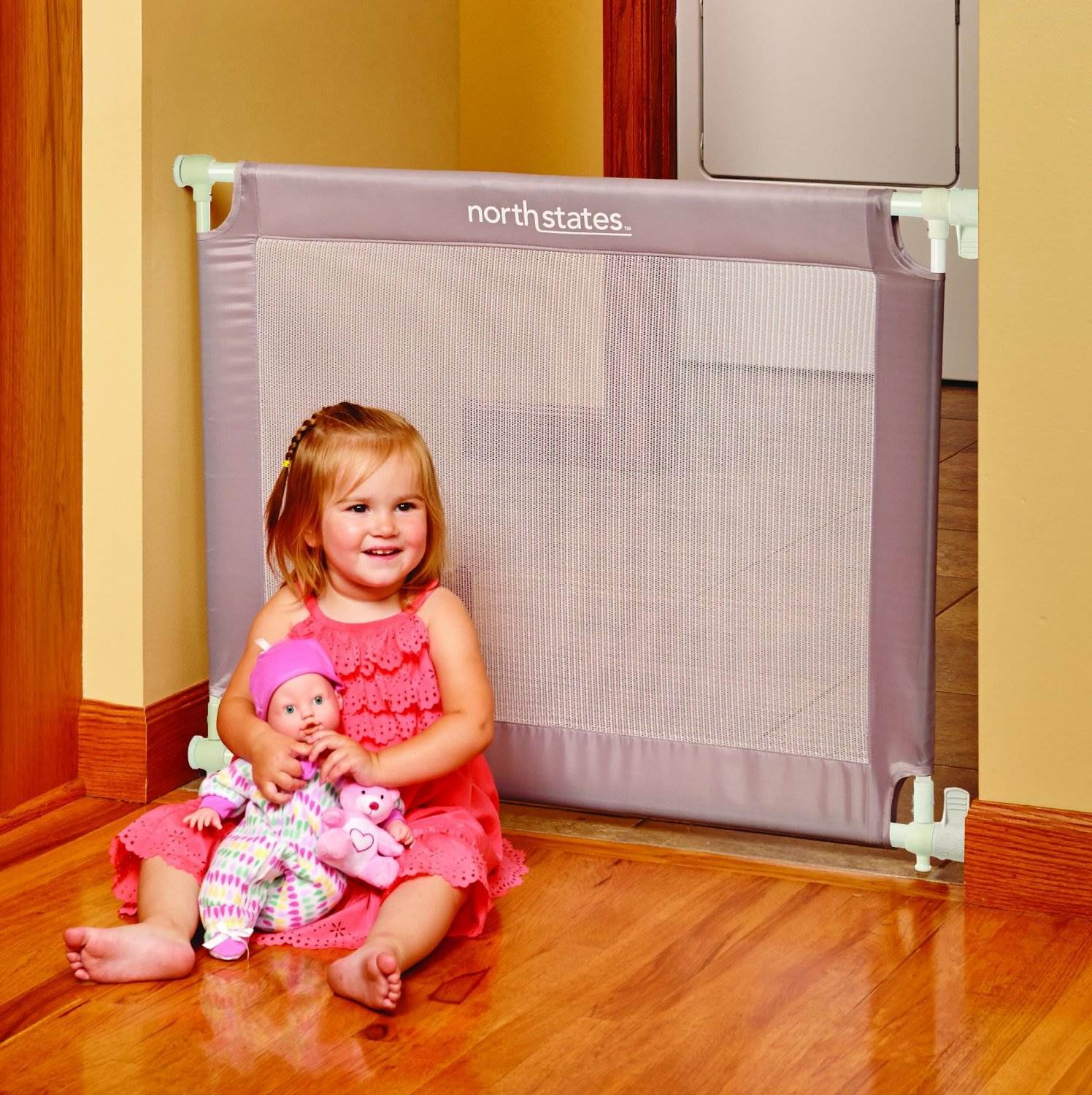 North States Supergate Portable Folding Traveler Gate with Carry Bag  (Open Box)
