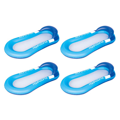 Bestway Contoured Aqua Lounge Inflatable Swimming Pool Float, 4 Pack | 43103E