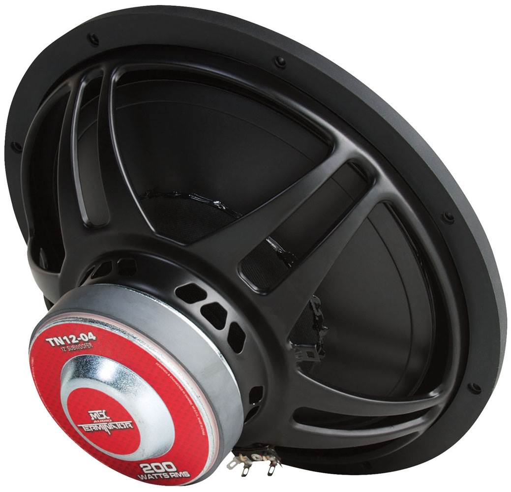 MTX TN12-04 12" 400 Watt Sub Woofer Car Audio Power Bass Subwoofer TN1204 - VMInnovations