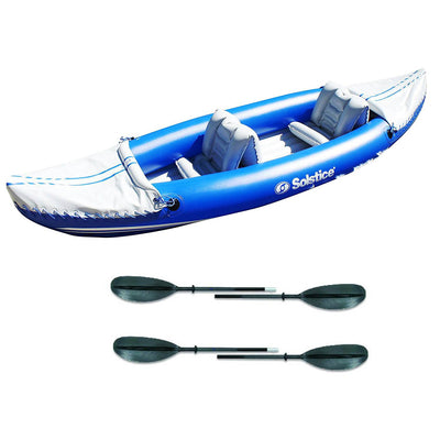 Solstice 29900 Whitewater Rapids Rogue 2-Person Inflatable Kayak w/ 2 Paddles