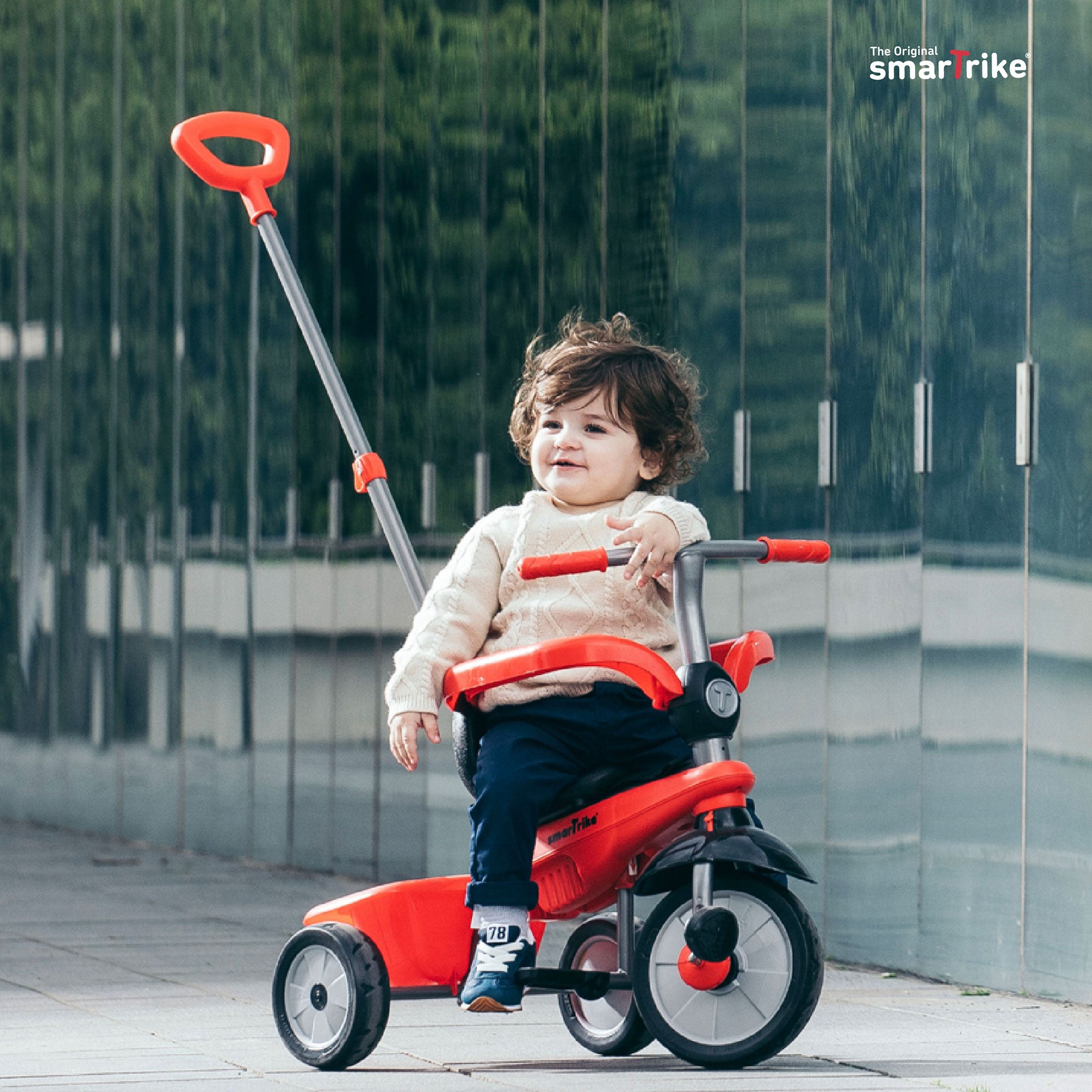 smarTrike Breeze 3 in 1 Baby Toddler Tricycle for 15 to 36 Months, Red (2 Pack)