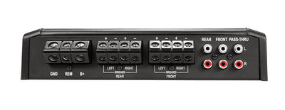Rockford Fosgate R400-4D 400W 4 Channel Car Audio Amplifier + Wiring + Capacitor