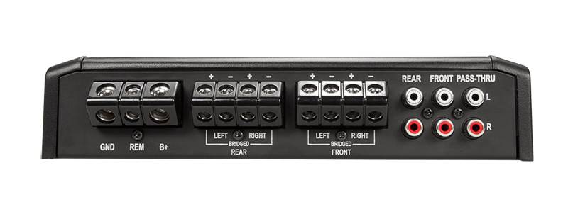 Rockford Fosgate R400-4D 400W 4 Channel Car Audio Amplifier + Wiring + Capacitor