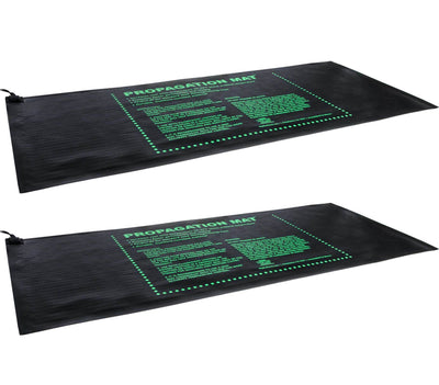 (2) Hydroponic 19009 107W Seed Start Seedling Propagation Heat Mats |48 x 20.75"