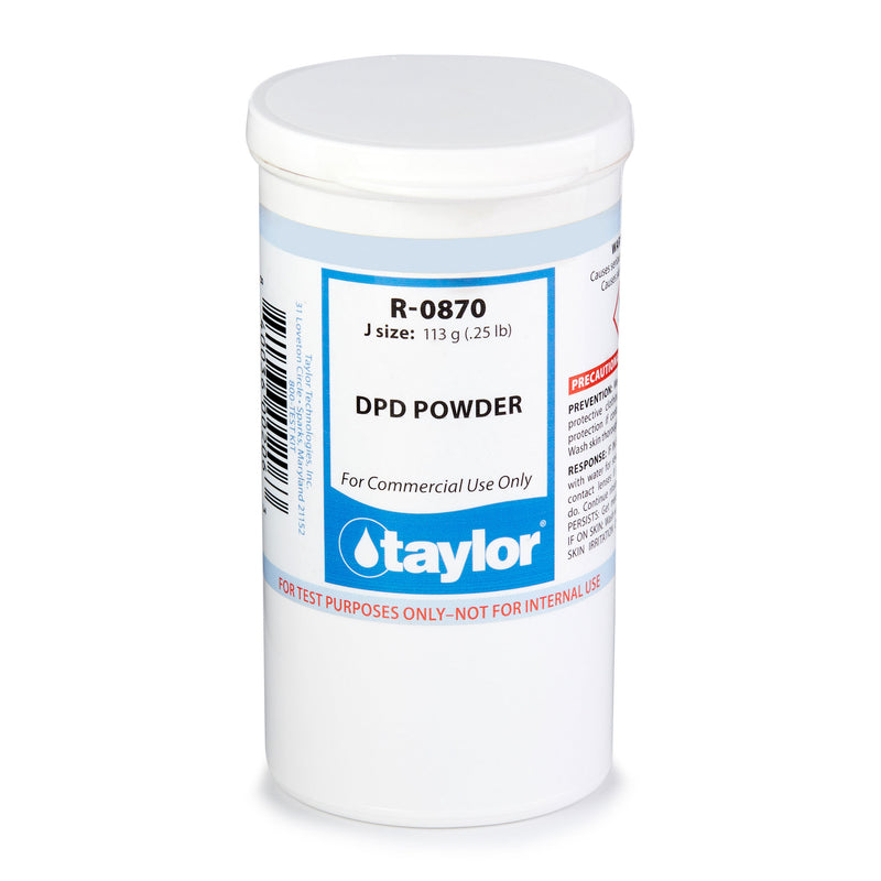 Taylor R-0870-J Swimming Pool DPD Powder Reagent Chemical Replacement, .25 Pound