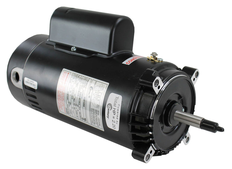 A.O. Smith Century UST1202 C-Face Round 2HP Swimming Pool Motor (Open Box)