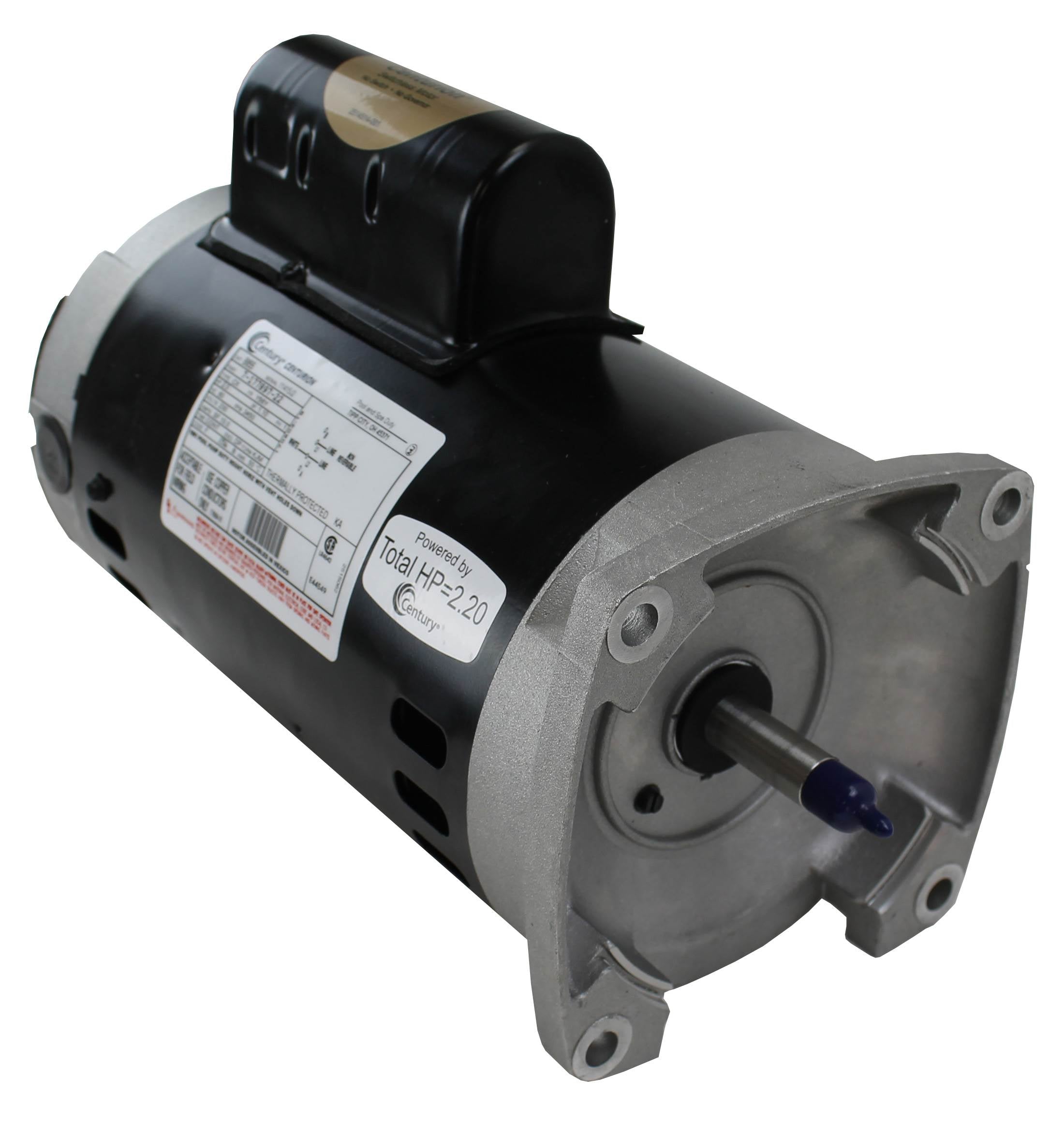 A.O. Smith Century B855 Square Fl2HP 230V 3450RPM Frame Pool Motor (Open Box)