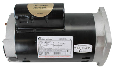 A.O. Smith Century B855 Square Fl2HP 230V 3450RPM Frame Pool Motor (Open Box)