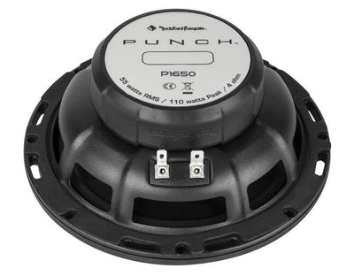 Rockford Fosgate P1650 6.5" 2-Way Full Range Car Audio Coaxial Speakers, Pair