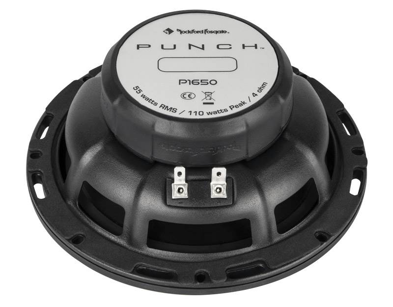 Rockford Fosgate P1650 6.5" 2-Way Full Range Car Audio Coaxial Speakers, Pair