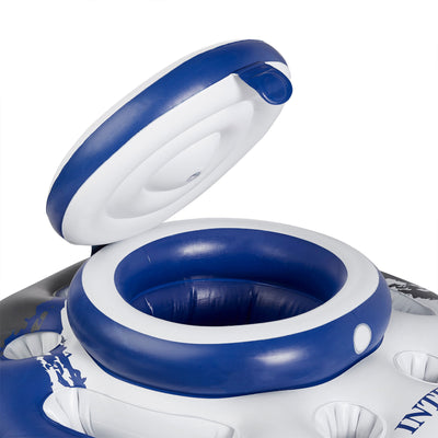 Intex Mega Chill Swimming Pool Inflatable Floating Beverage Cooler Holder (Used)