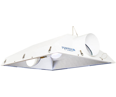 (4) Hydrofarm Raptor 8" Air Cooled Grow Light Fixture Reflector Hoods | RP8AC