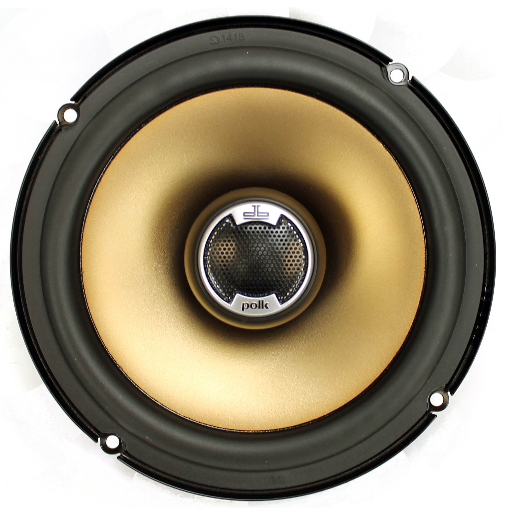 4) NEW Polk Audio DB651 6.5" 180 Watt 2-Way Car Marine Speakers + 4 Channel Amp