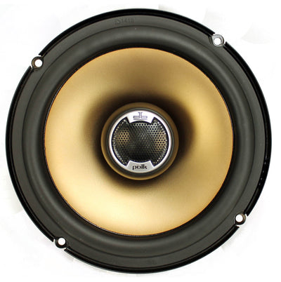 4) NEW Polk Audio DB651 6.5" 180 Watt 2-Way Car Marine Speakers + 4 Channel Amp