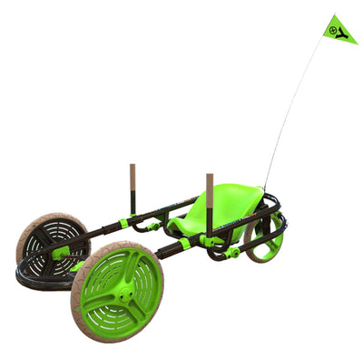 Y-Bike Explorer 2.0 3-Wheel Kids Ride-On Bicycle Go Kart YBike |Green (Open Box)