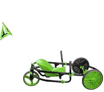 Y-Bike Explorer 2.0 3-Wheel Kids Ride-On Bicycle Go Kart YBike |Green (Open Box)