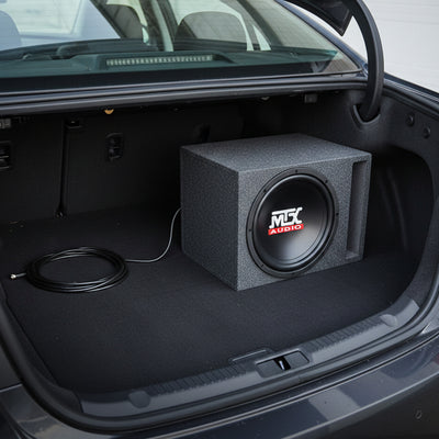 MTX Audio TN10-04 10 Inch Car Subwoofer with TN1004 Vented Ported Enclosed Box
