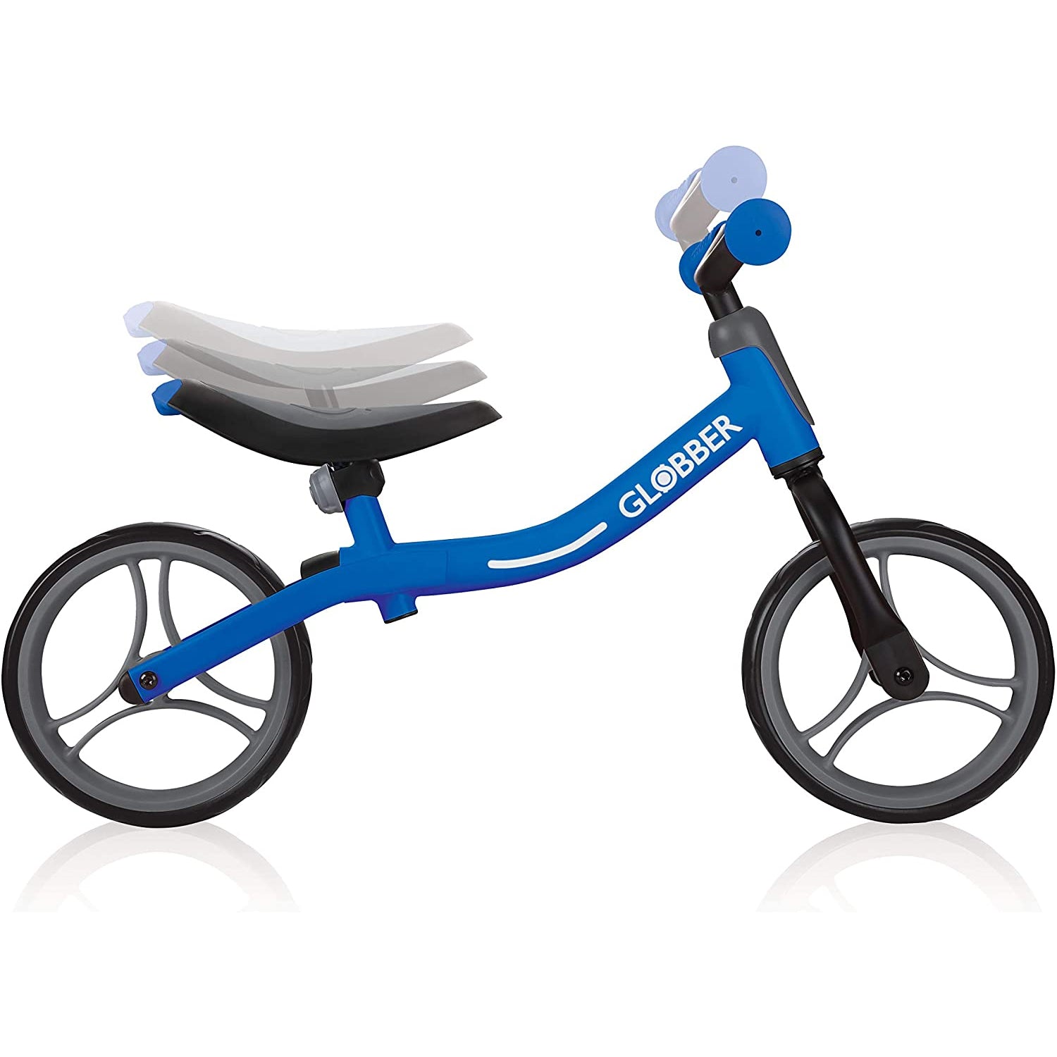 Globber GO BIKE Balance Training Bike for Toddlers, Blue & Black (Open Box)
