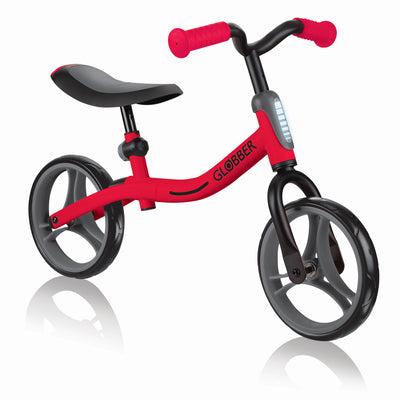 Globber GO BIKE Adjustable Balance Toddler Training Bicycle, Red (Refurbished) - VMInnovations