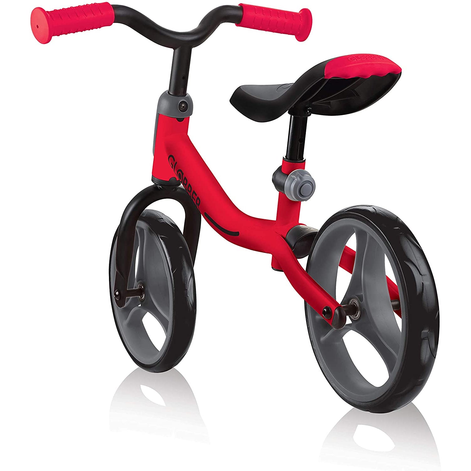 Globber GO BIKE Adjustable Balance Toddler Training Bicycle, Red (Refurbished) - VMInnovations