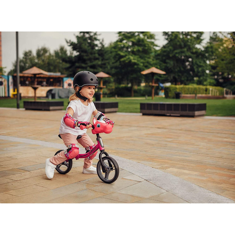 Globber GO BIKE Adjustable Balance Training Bike for Toddlers, Red and Black