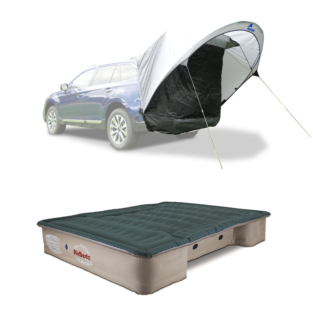Napier Sportz Cove SUV Tent w/AirBedz Pro3 Truck Bed Air Mattress w/DC Air Pump