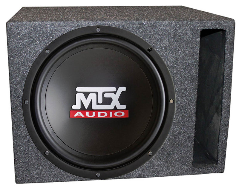 MTX TN12-02 12" 400 Watt  Car Audio Bass Subwoofer + Vented Ported Box Enclosure