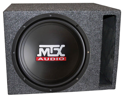 2) MTX TN12-02 12" 400 Watt Car Audio Subwoofers + Vented Ported Box Enclosures