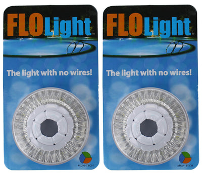 FLO Light LED Pool Flo Lights Wireless Flow Generated Power Universal (2-pack)