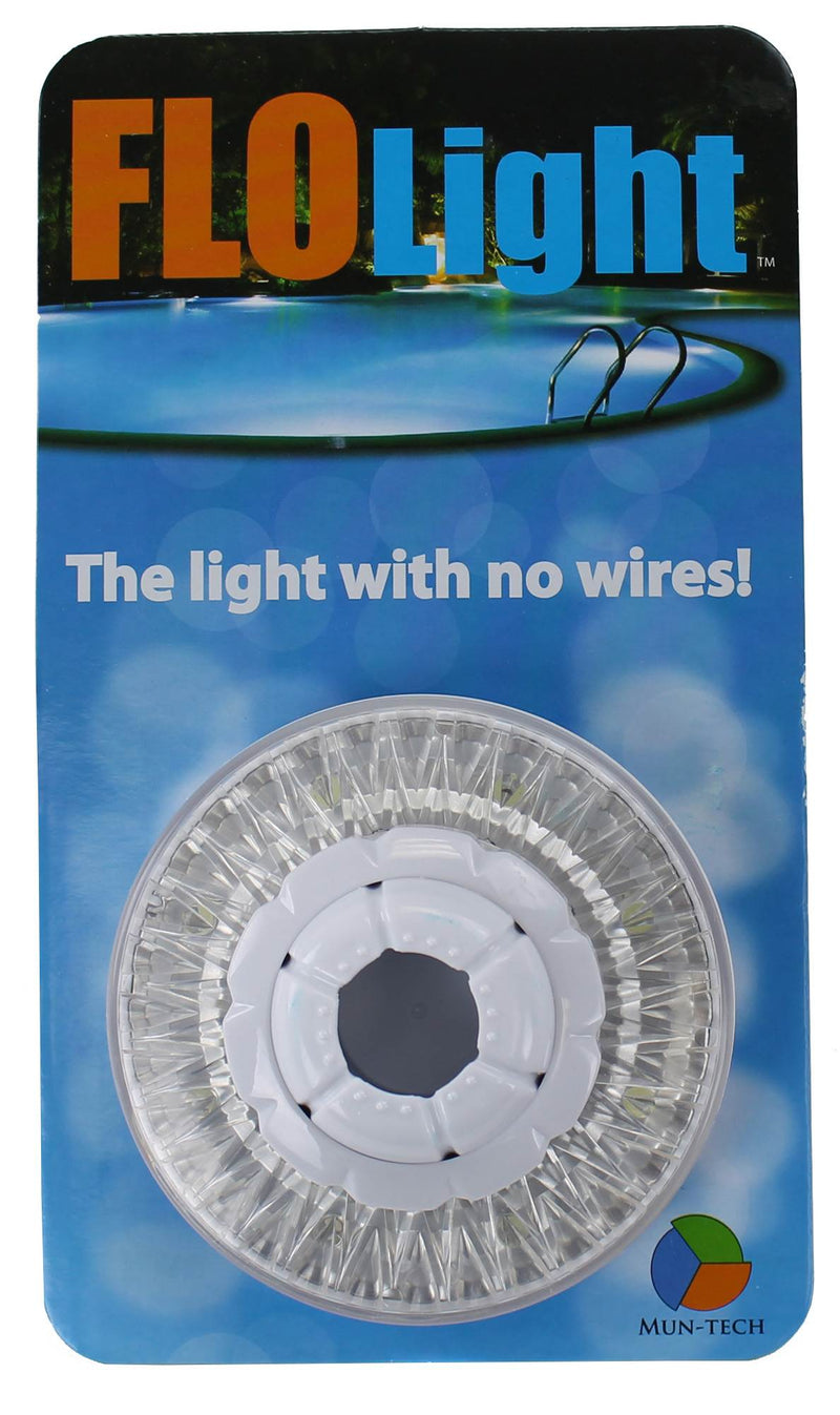 LED FLOlight Above Inground Swimming Pool Wireless Flo Light w/ Colored Lens Kit
