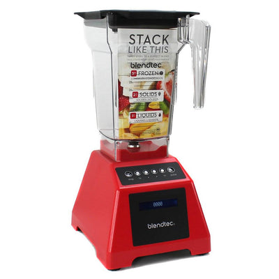 Blendtec Classic 560 1560W 3 Hp Blender 4 Speed Smoothie Maker Red (Open Box)