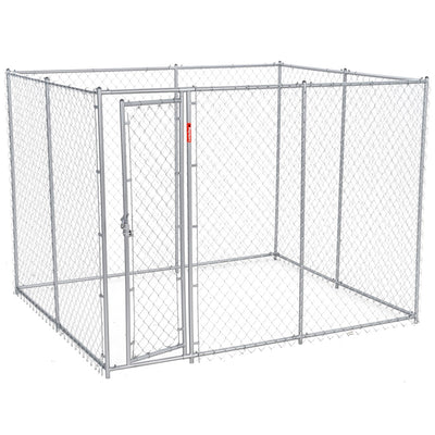 Lucky Dog 10 x 5 x 6 Foot Chain Link Dog Kennel Enclosure (Used)