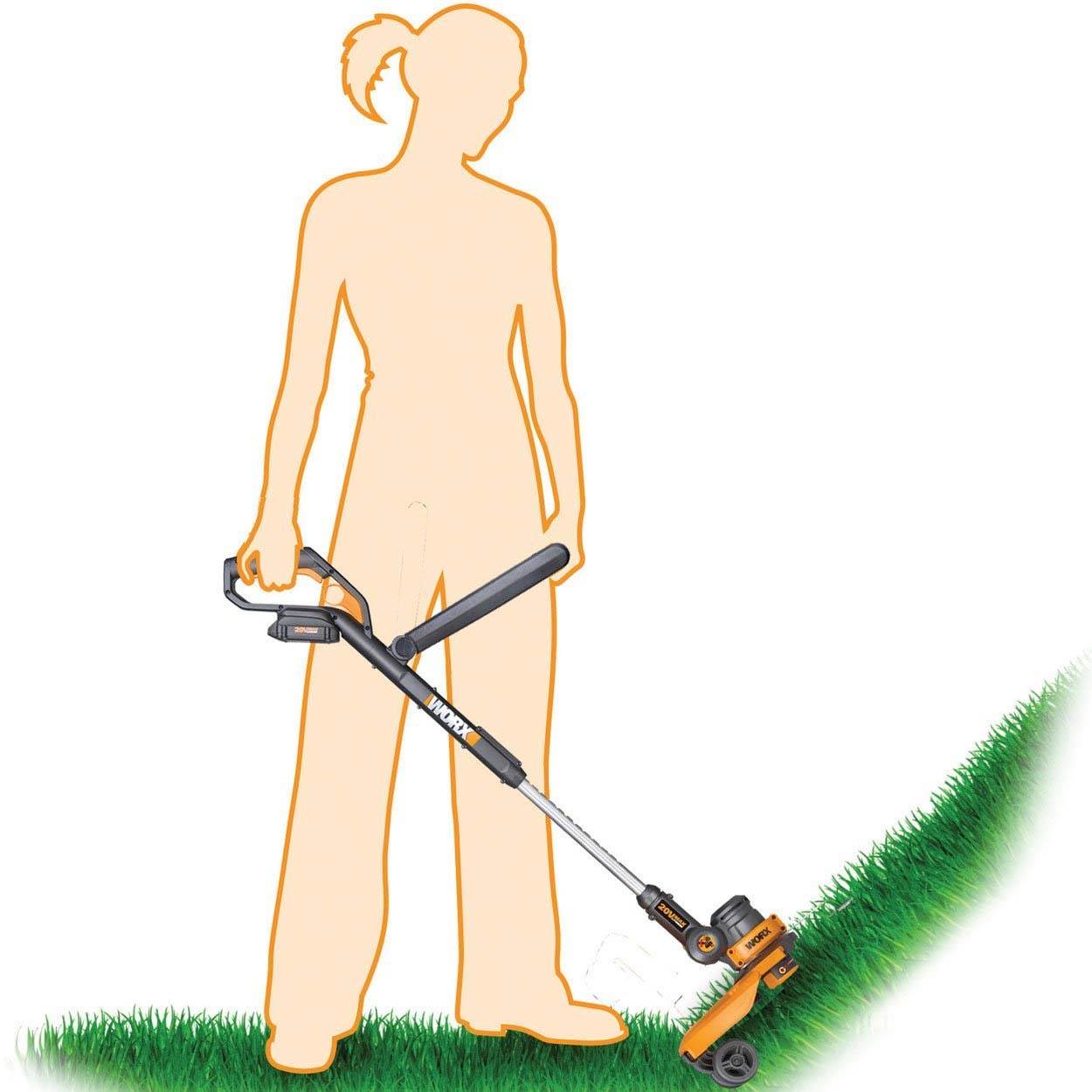 WORX GT 2.0 WG160 Cordless Lithium Grass Trimmer/Edger and Mini Mower - Used
