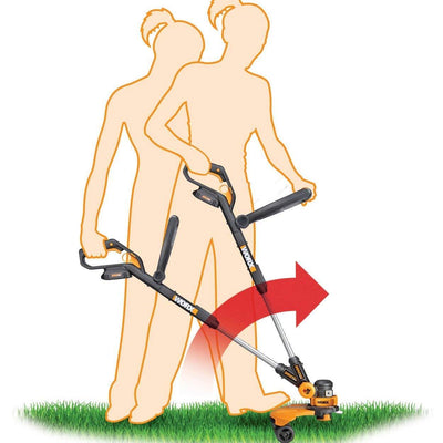 WORX GT 2.0 WG160 Cordless Lithium Grass Trimmer/Edger and Mini Mower - Used