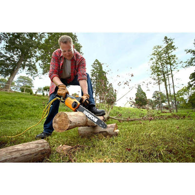 WORX WG305 8.0 Amp 110 Volt 14" Lightweight Durable Electric Chainsaw - Used