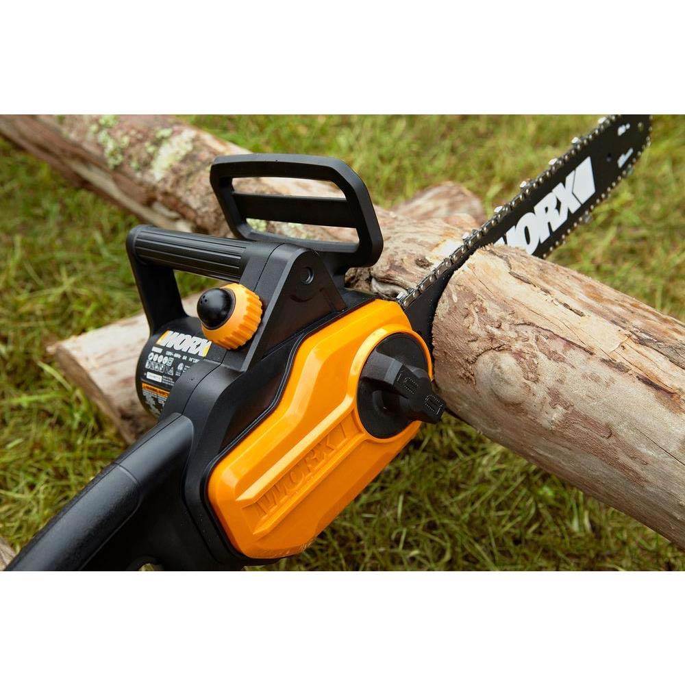WORX WG305 8.0 Amp 110 Volt 14" Lightweight Durable Electric Chainsaw - Used