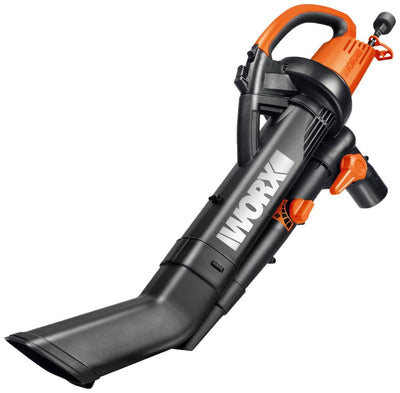 WORX WG505 Electric TriVac Blower/Mulcher/Vacuum Metal Mulching System-Open Box