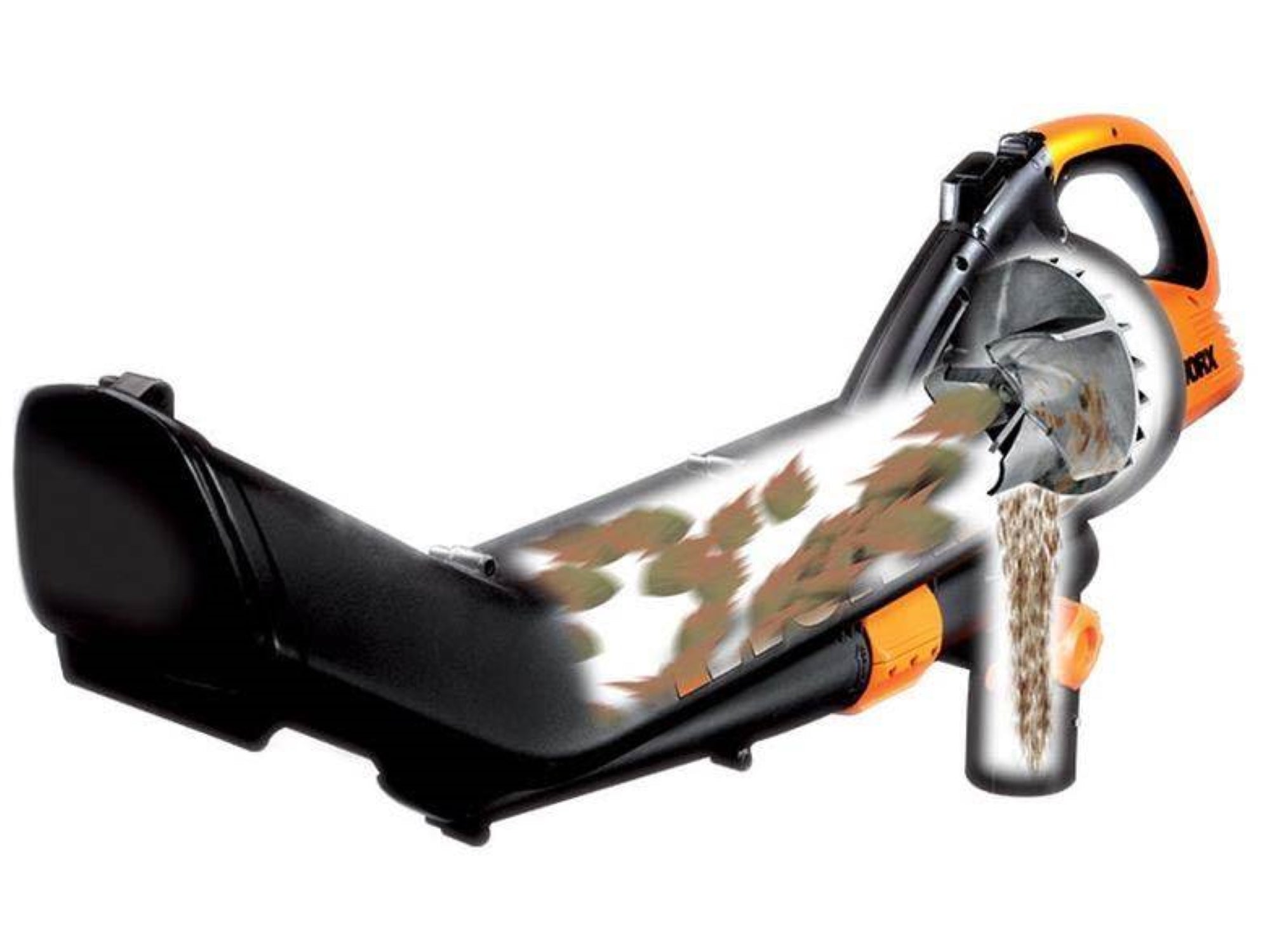 WORX WG505 Electric TriVac Blower/Mulcher/Vacuum Metal Mulching System-Open Box
