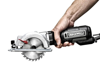 Rockwell 4-1/2" 5 Amp Compact Corded Circular Saw Tool Kit, 3500 RPM - For Parts